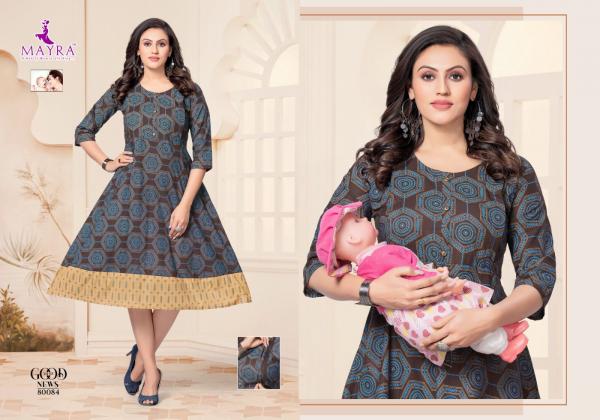 Mayra Good News Vol 2 cambric Designer Feeding Kurti Collection